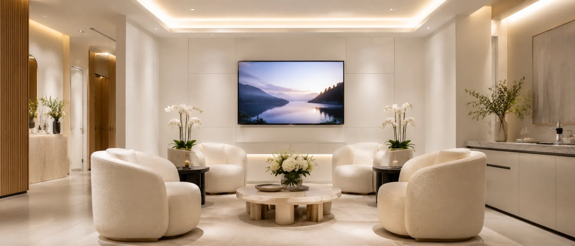 Luxora Beverly Hills consultation lounge